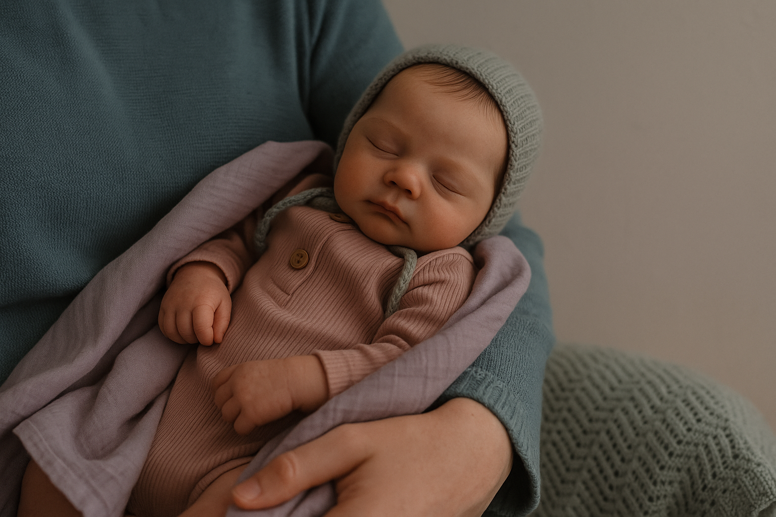 What is a reborn doll? Image of doll being cradled