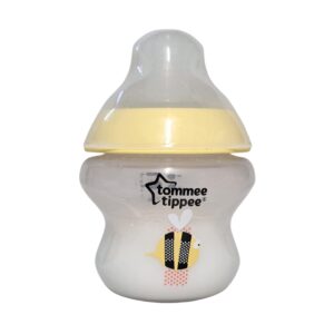 Reborn Fake Formula Bottle • Yellow Bee Tommee Tippee • No-Spill Prop • Creamy Milk Look • Roleplay, Photos & Box Opening Bottle