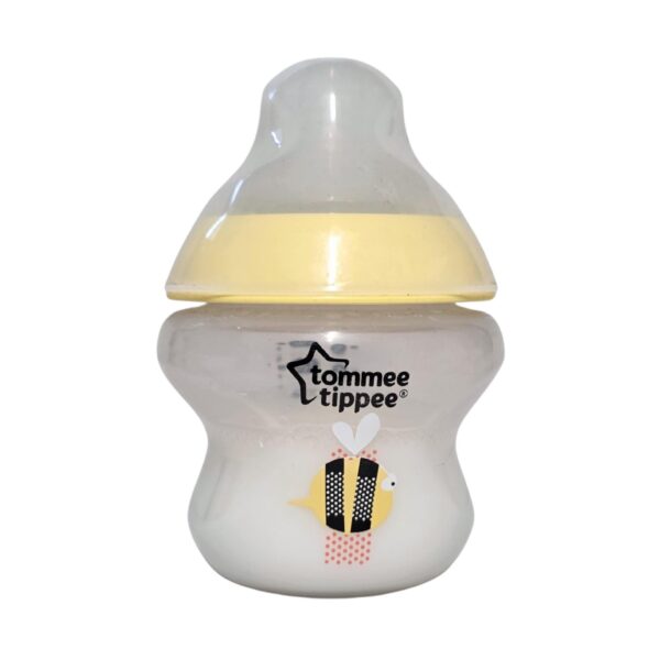 Reborn Fake Formula Bottle • Yellow Bee Tommee Tippee • No-Spill Prop • Creamy Milk Look • Roleplay, Photos & Box Opening Bottle