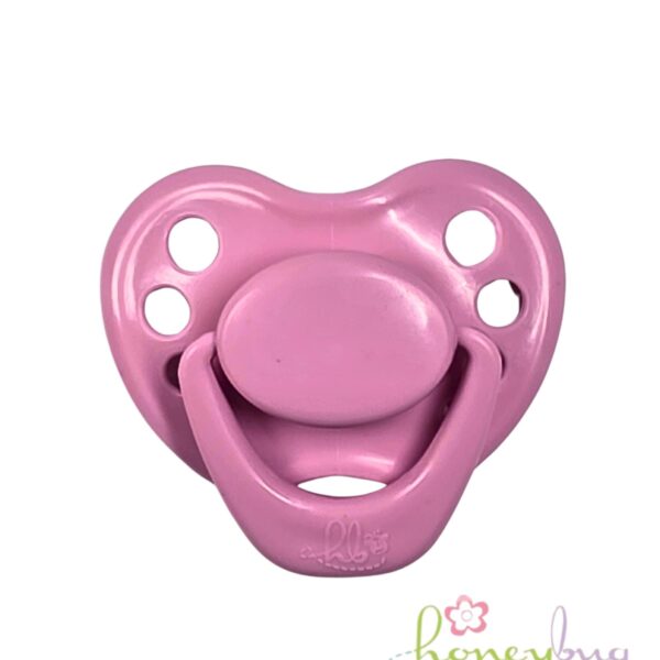 Reversible Magnetic Reborn Dummy, Pink Honeybug Sweetheart Pacifier
