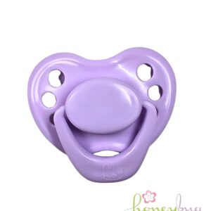 Reversible Magnetic Reborn Dummy, Purple Honeybug Sweetheart Pacifier
