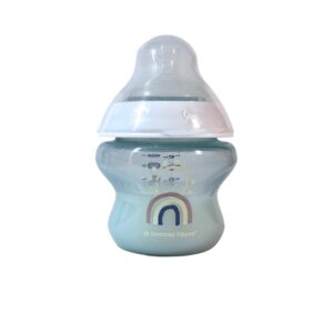 Reborn Milk Bottle • Tommee Tippee Blue Rainbow, Realistic No-Spill Prop