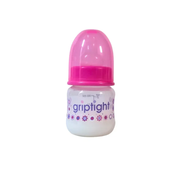 Reborn Milk Bottle • Pink Griptight, Realistic Formula Prop