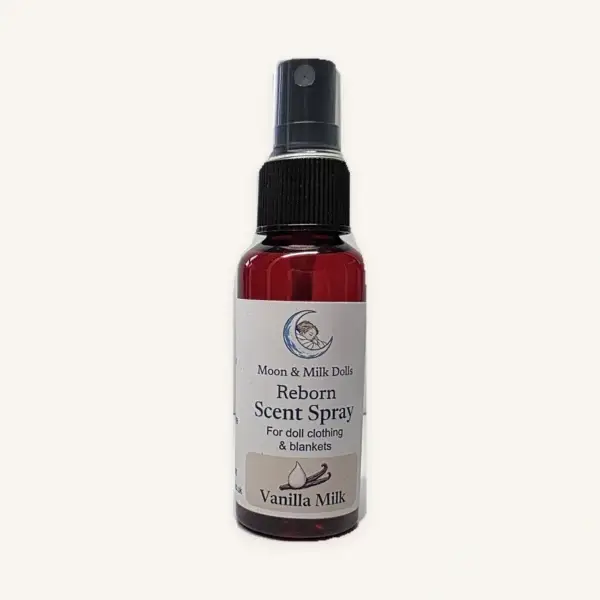 Vanilla Milk reborn scent spray, 50 ml bottle with its front label.